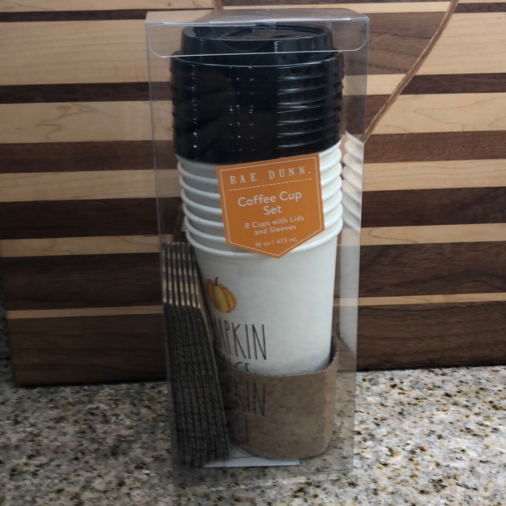 Rae Dunn Pumpkin Spice Coffee Cup Ser NIP